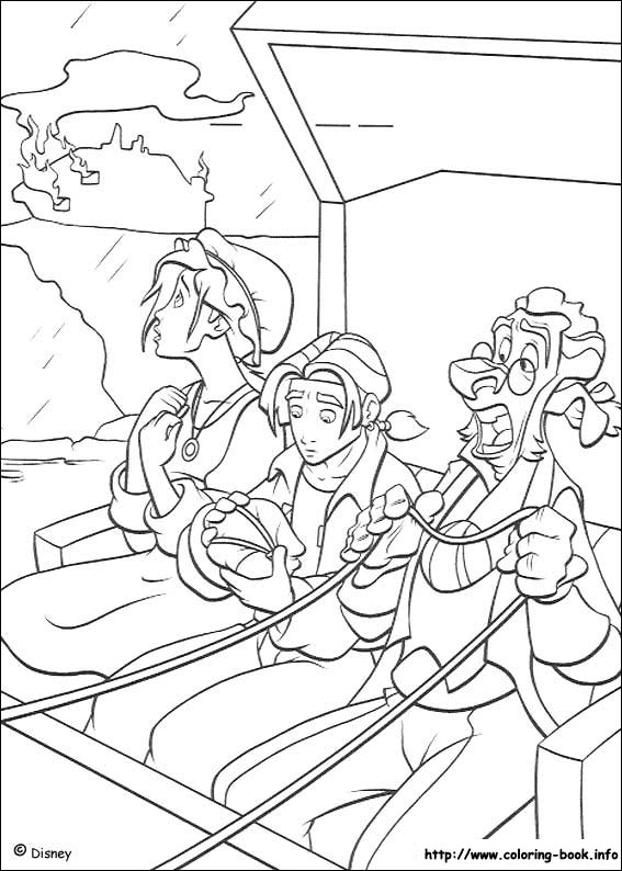 Treasure Planet coloring picture